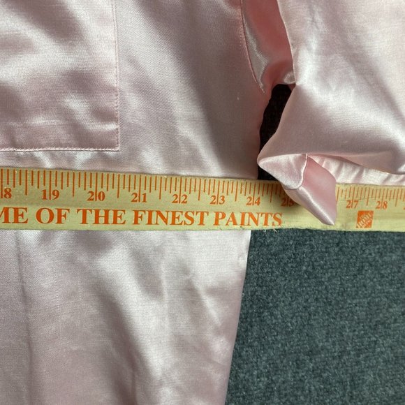 Sarah Morgan Sleepwear Top Large Women's Short Sleeve Pink Polyester Blend L - Picture 7 of 10